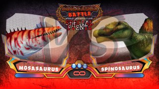 Mosasaurus VS Spinosaurus : Dinosaurs Battle Special