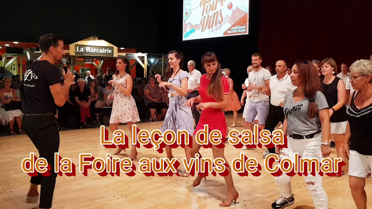 Foire aux vins de Colmar : trois minutes pour apprendre la salsa