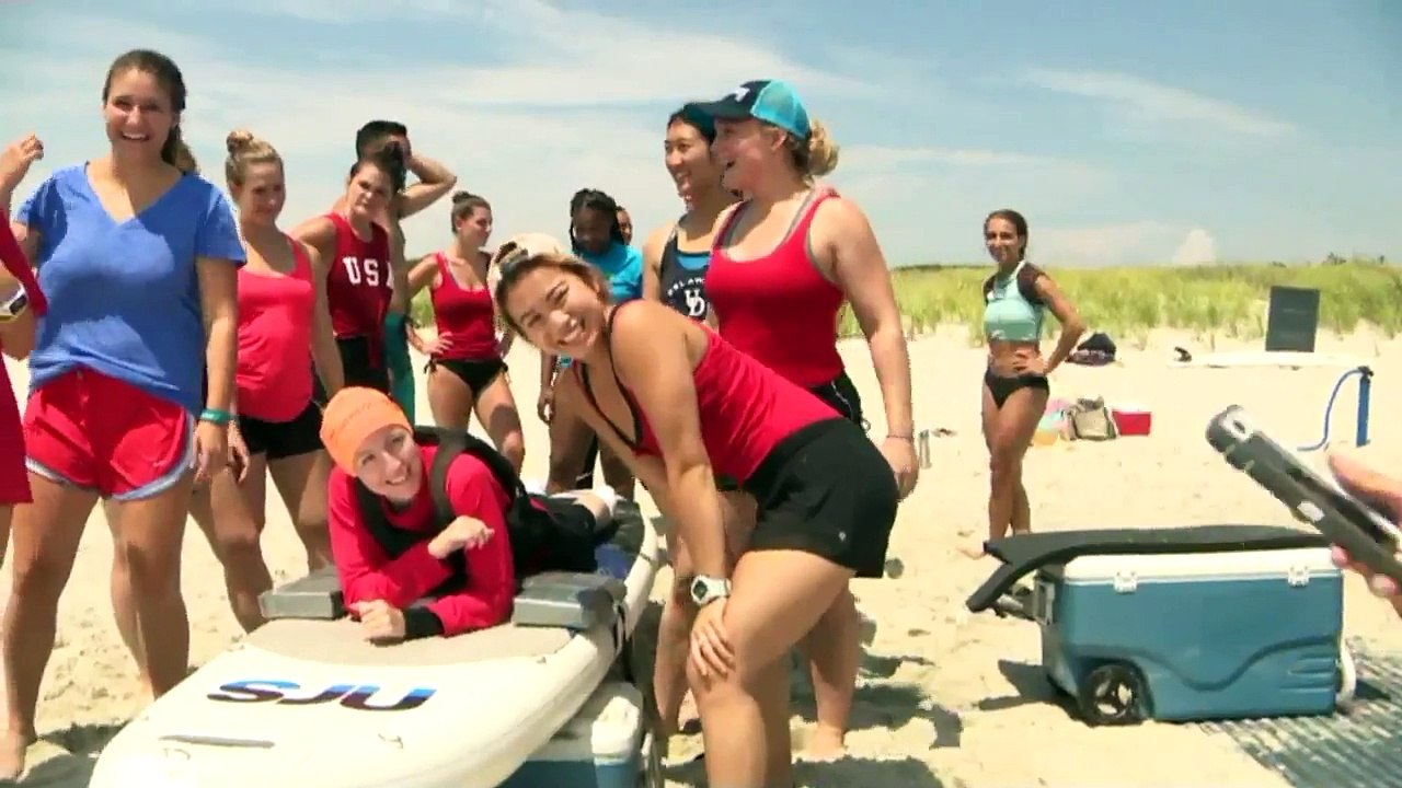 Surfers with Spinal Cord Injuries Hit the Waves on Long Island