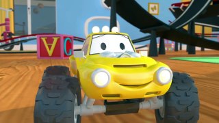 Camion pompier, bulldozer, voiture de course & Lucas le Petit Camion | Dessin animé pour l