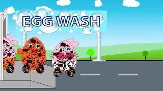 Gumball Surprise Eggs For Children Car Wash Video For Kids