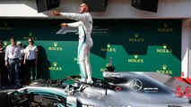 F1; Θρίαμβος του Χάμιλτον πριν τη διακοπή