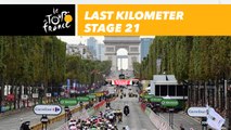 Last kilometer / Flamme rouge - Étape 21 / Stage 21 - Tour de France 2018