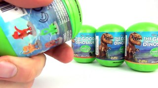 Surprise Dinosaur Eggs Disney The Good Dinosaur Toys Full Collection Toy Review Opening Vi