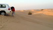 Safari in Dubai Desert - Car Stuck into Sand Dune - Part I