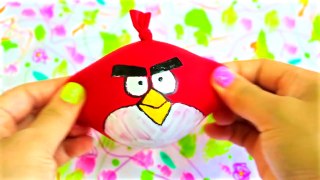 DIY ANGRY BIRDS STRESS BALLS | EASY DIY Toys for Kids