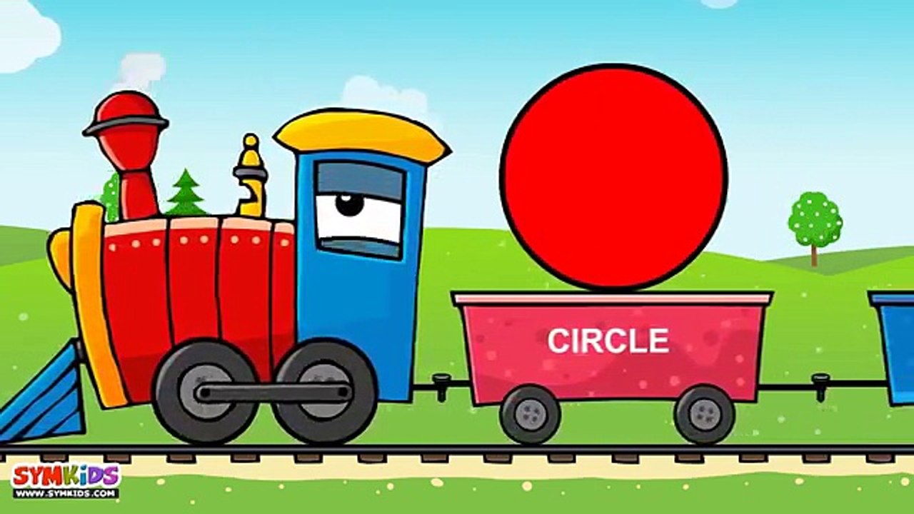 shapes train | shapes for children | 2d shapes | shapes song