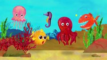 Finger Family - Sea Animals | Nursery Rhymes & Kids Songs - ABCkidTV