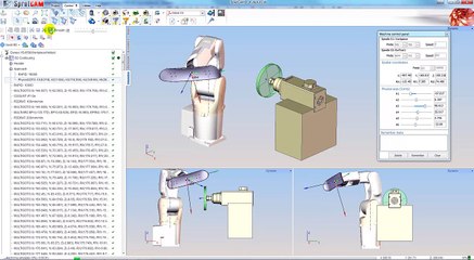 SprutCAM Robot grinding