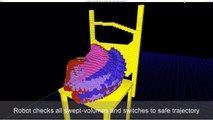 Collaborative human-robot-interaction based on real-time, predictive 3D safety fields