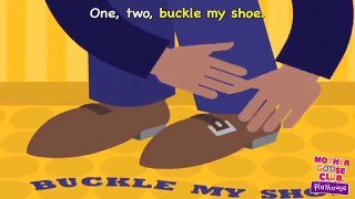 One, Two, Buckle My Shoe Animated | Mother Goose Club Playhouse Kids Song