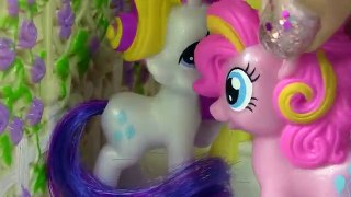 MLP Dinosaurs & Donuts Pinkie Pie Rarity Flutteryshy My Little Pony Breakfast Playdoh Toy Play