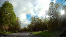 Indian Fields Road Under the Springtime Clouds