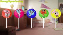 Gumball Lollipops Finger Family Songs The Amazing World of Gumball Nursery Rhymes