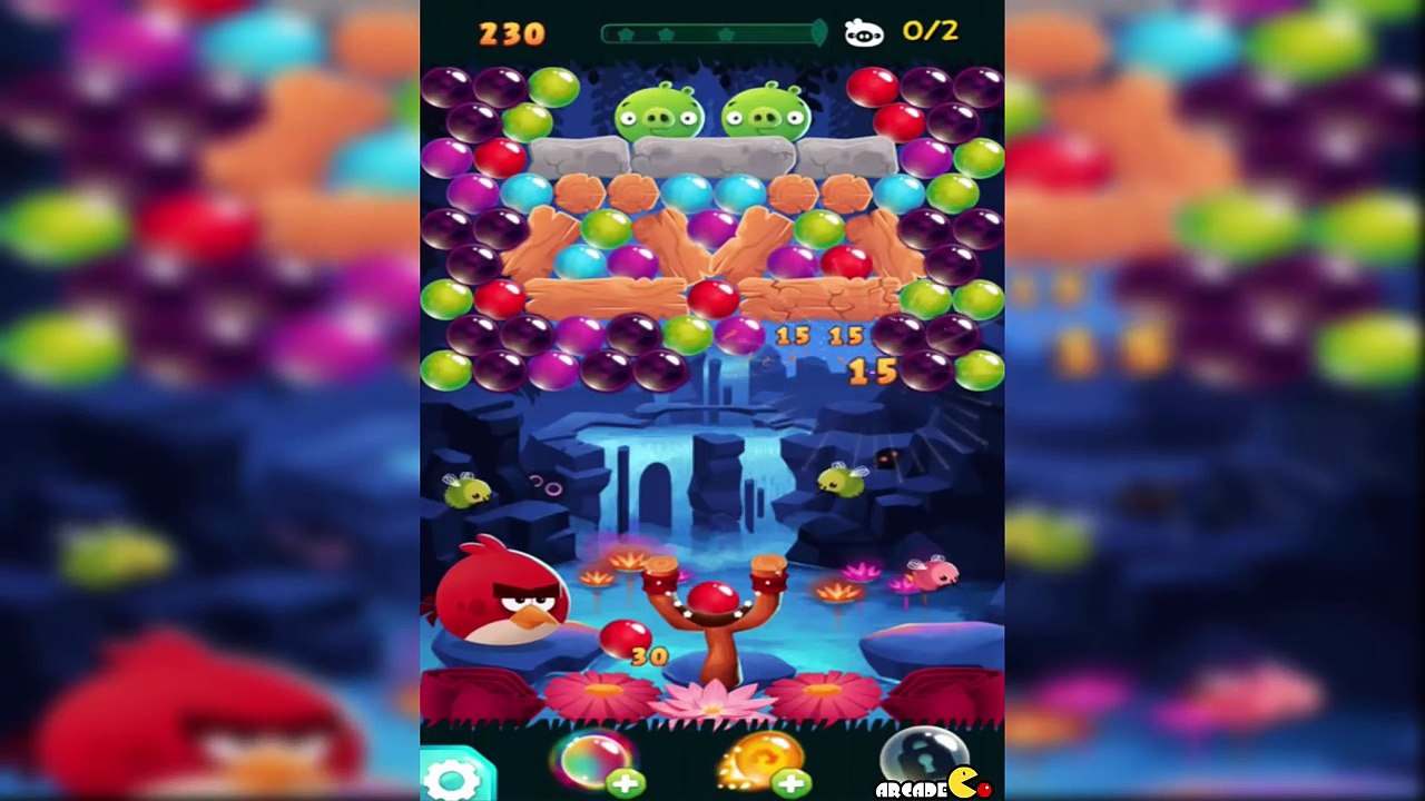 Angry Birds Stella Pop! Red Visits Golden Island Limited Time Unlocked Pig Gate!