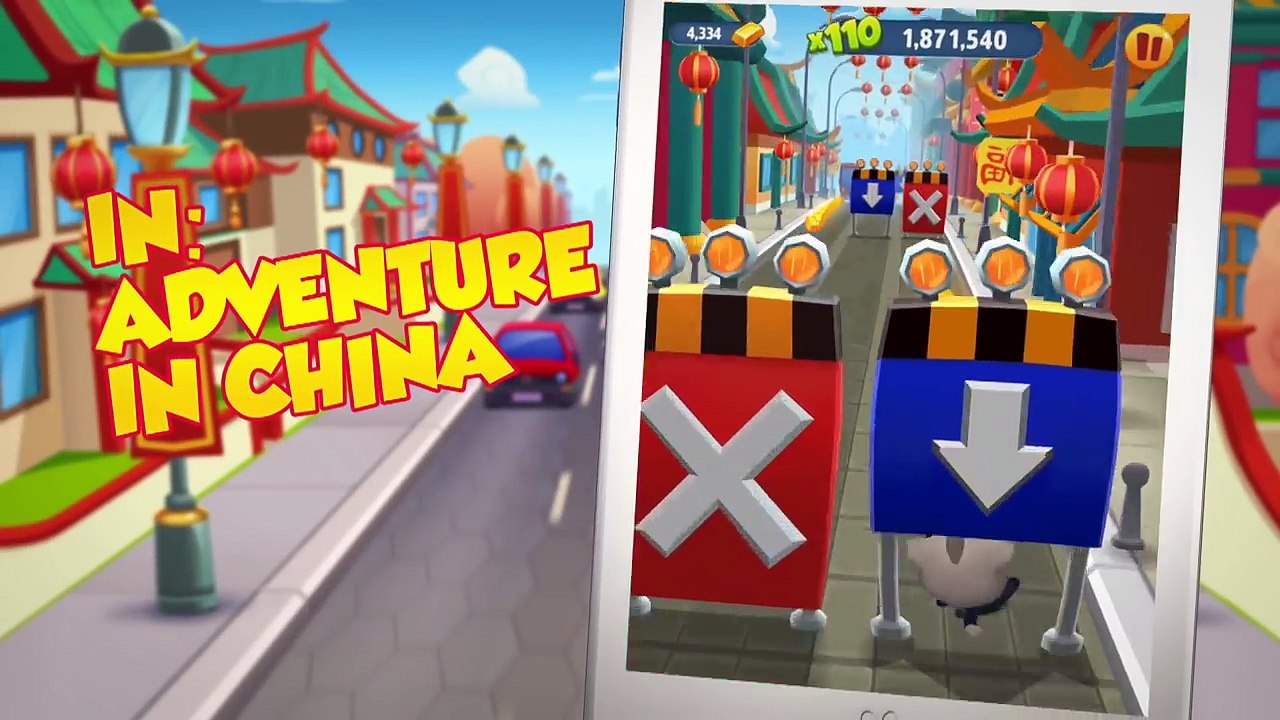 NEW in Talking Tom Gold Run Tom Celebrates in China (Gameplay)
