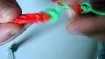 ♥  Como fazer Chaveiro Pimentinha de elásticos Rainbow Loom  ♥ sem tear  ♥ Pulseira de elástico  ♥