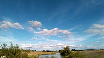 WPAFB Heavy Chemtrail time-lapse Sept 27, 2015 day of "Supermoon" or "Blood Moon" Dayton, Ohio [cc]