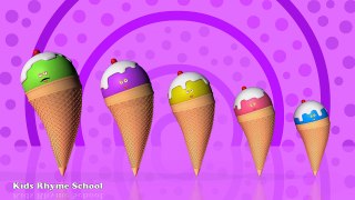 Cone Ice Cream Finger Family Song | Nursery Rhymes and songs for kids