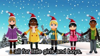 Christmas Songs for Children with lyrics - Up on the Housetop - Kids Songs by The Learning Station