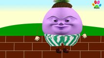 Humpty Dumpty Sat on a Wall Humpty Dumpty had a Great Fall :: Nursery Rhyme Song for Child