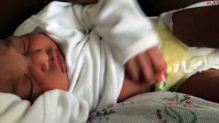 Newborn Baby at Home for the First Time