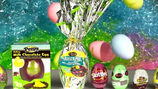 Opening Easter Egg Surprises M&Ms Egg, Rolo Egg, Skittles Egg and More!