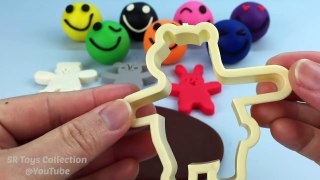 Learning Colours with Play Doh Smiley Face Fun for Kids