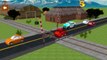 Game Cartoon Cars & Trains For KIDS | Train Videos For Children | Car Driving For Kids Loc
