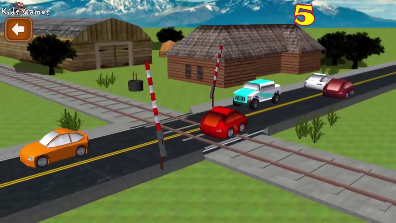 Game Cartoon Cars & Trains For KIDS | Train Vid...
