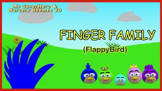 Flappy Bird Family Nursery Rhyme | Nursery Rhymes & My Super Hero 3D