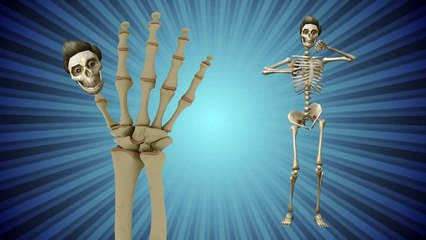 3D Funny Skeletons Finger Family Rhyme | 3D Daddy Finger Song | Animated Nursery Rhyme for