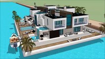 Boathouse Amsterdam Holland sims entertainment boathouse boat lift  Houseboat design 2018  Superyach