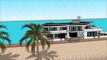 Sims house inspiration sims 6 house designs American mansion houseboat 007 Yacht Houseboat Floating
