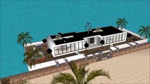 Sims freeplay house ideas one story youtubers house 6 bedroom house villa Floating houseboat yacht l