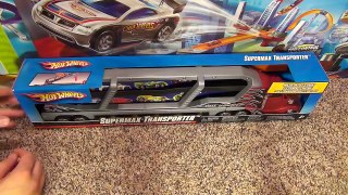 Hot Wheels Supermax Transporter Giant Semi Truck Car Loader Toy Review