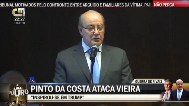 Pinto da Costa compara Filipe Vieira a Trump