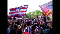 Atlético de Madrid Campeón Europa League 2012 Festejos