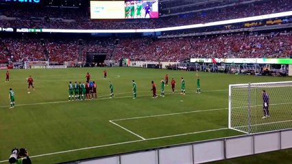 Cristiano Ronaldo free kick off the post! Portugal vs. Ireland (6/10/2014 @ MetLife Stadium)