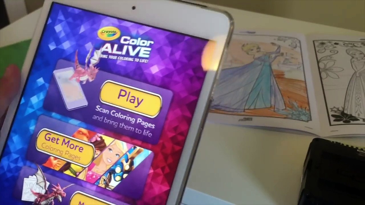 CRAYOLA COLOR ALIVE 3D DA FROZEN