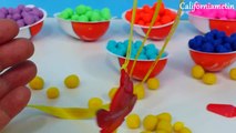 Play Doh Surprise Rainbow Dippin Dots Teletubbies Spiderman SpongeBob Shopkins Hello Kitty