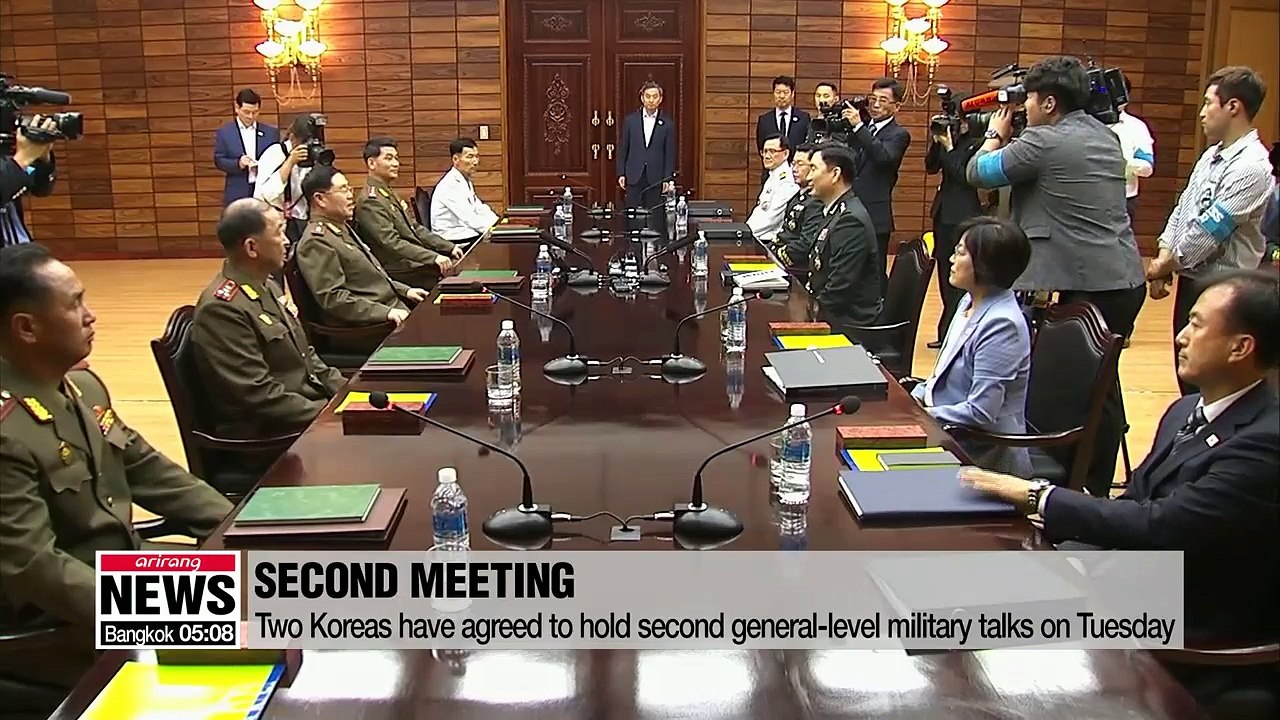 General-level meeting set for tomorrow... North Korea requests meeting first