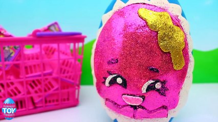 Shopkins Limited Edition Donna Donut Play Doh Surprise Egg With Shopkins Blind Bags STF