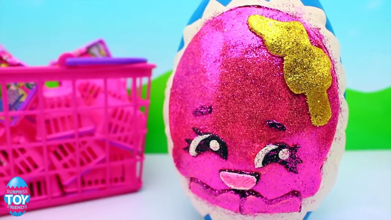 Shopkins Limited Edition Donna Donut Play Doh Surprise Egg With Shopkins Blind Bags STF