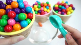 Learn Colors Bubble Gum Kinetic Sand Eggs Surprise Toys Pokemon Go