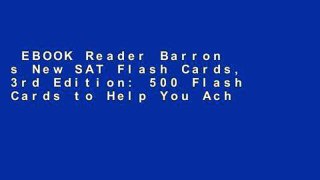 EBOOK Reader Barron s New SAT Flash Cards, 3rd Edition: 500 Flash Cards to Help You Achieve a