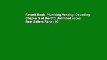 Favorit Book  Plumbing Venting: Decoding Chapter 9 of the IPC Unlimited acces Best Sellers Rank : #3