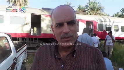 ركاب "قطار أسوان" يروون لـ"اليوم السابع" لحظة خروجه عن القضبان