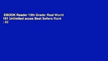 EBOOK Reader 13th Grade: Real World 101 Unlimited acces Best Sellers Rank : #2