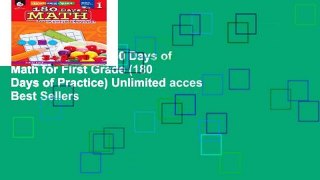 EBOOK Reader 180 Days of Math for First Grade (180 Days of Practice) Unlimited acces Best Sellers